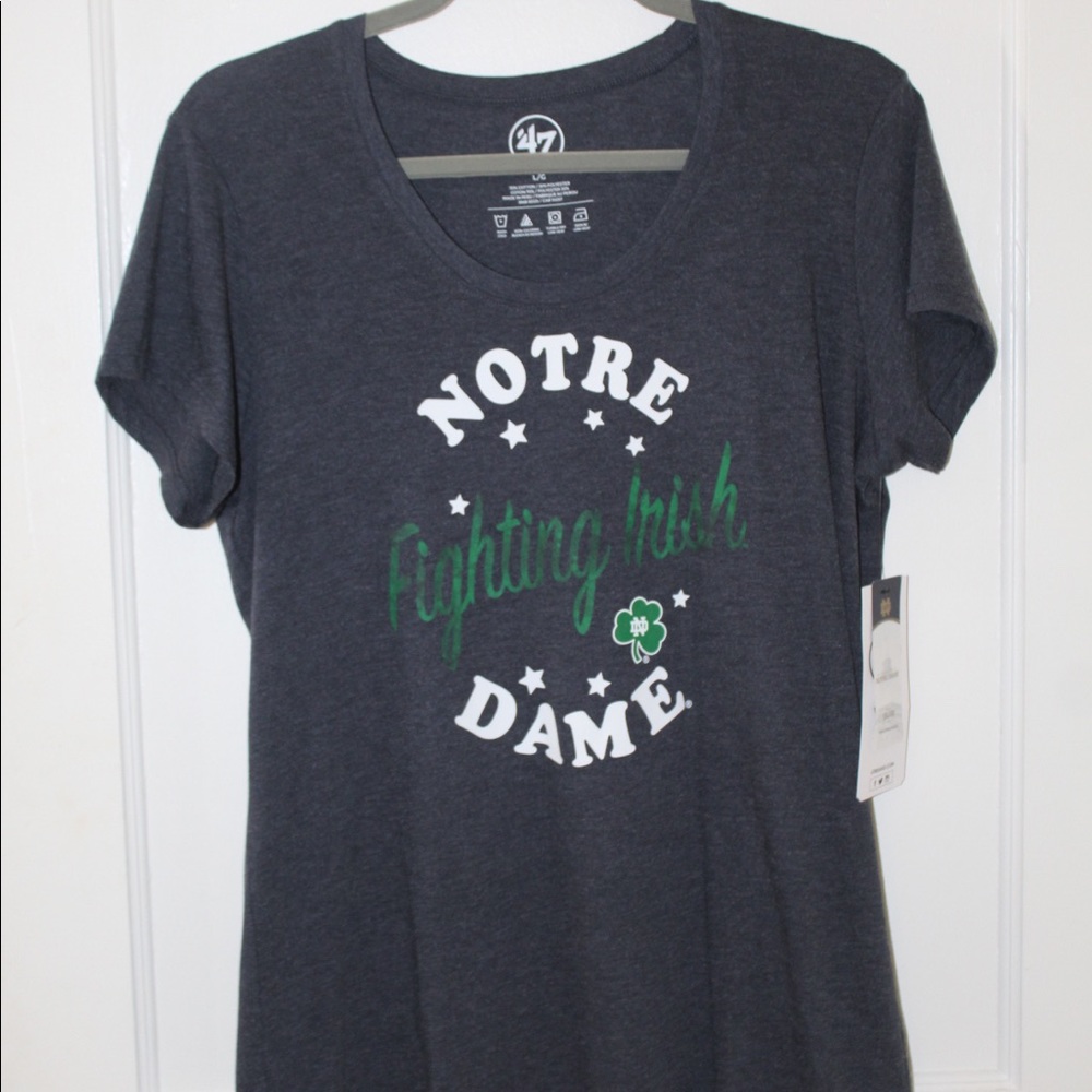 New ‘47 brand Notre dame women’s tee shirt